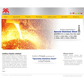 Websites: Ambica Steel Limited.